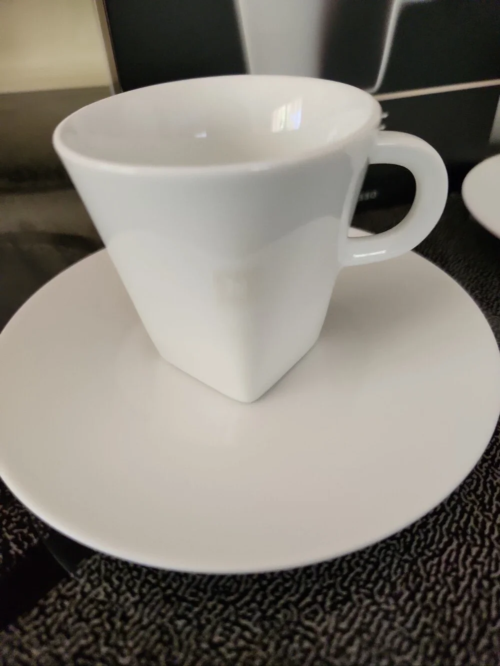 Nespresso Pure Collection Big Game Design 2 Espresso Cups & Saucers